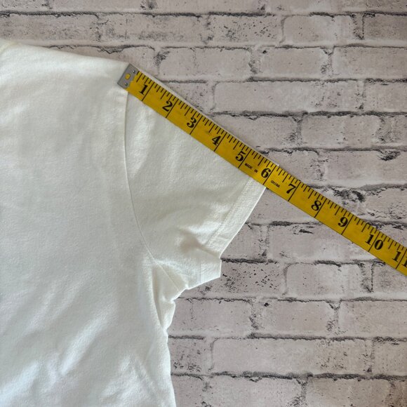 Under Armour Womens White Classic Tee Shirt Size M Cotton Blend - Picture 7 of 9